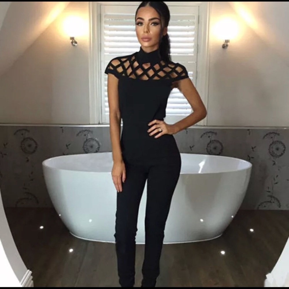 Cage one piece jump suit